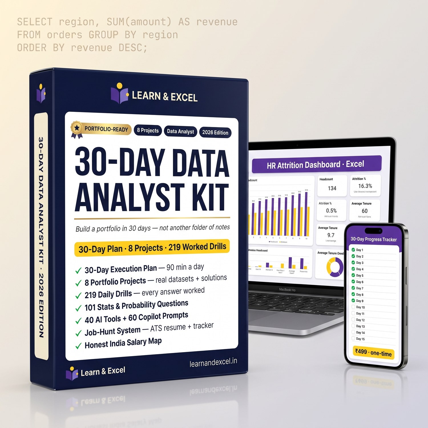 30-Day Data Analyst Kit product render