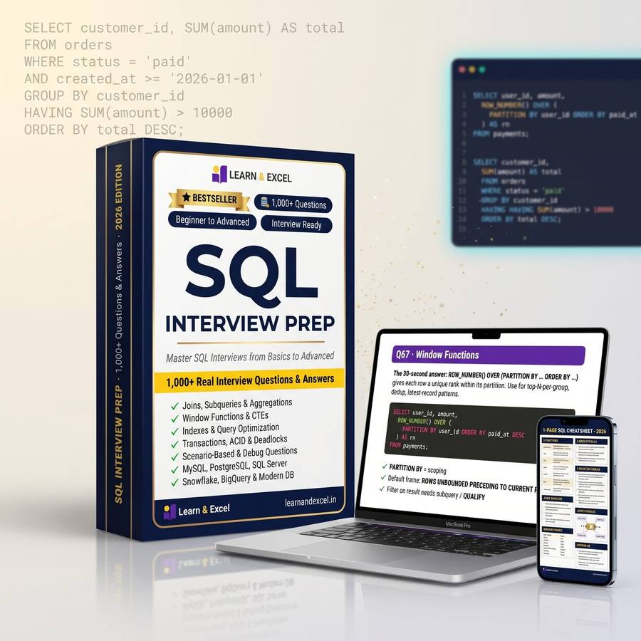 SQL Interview Prep product render